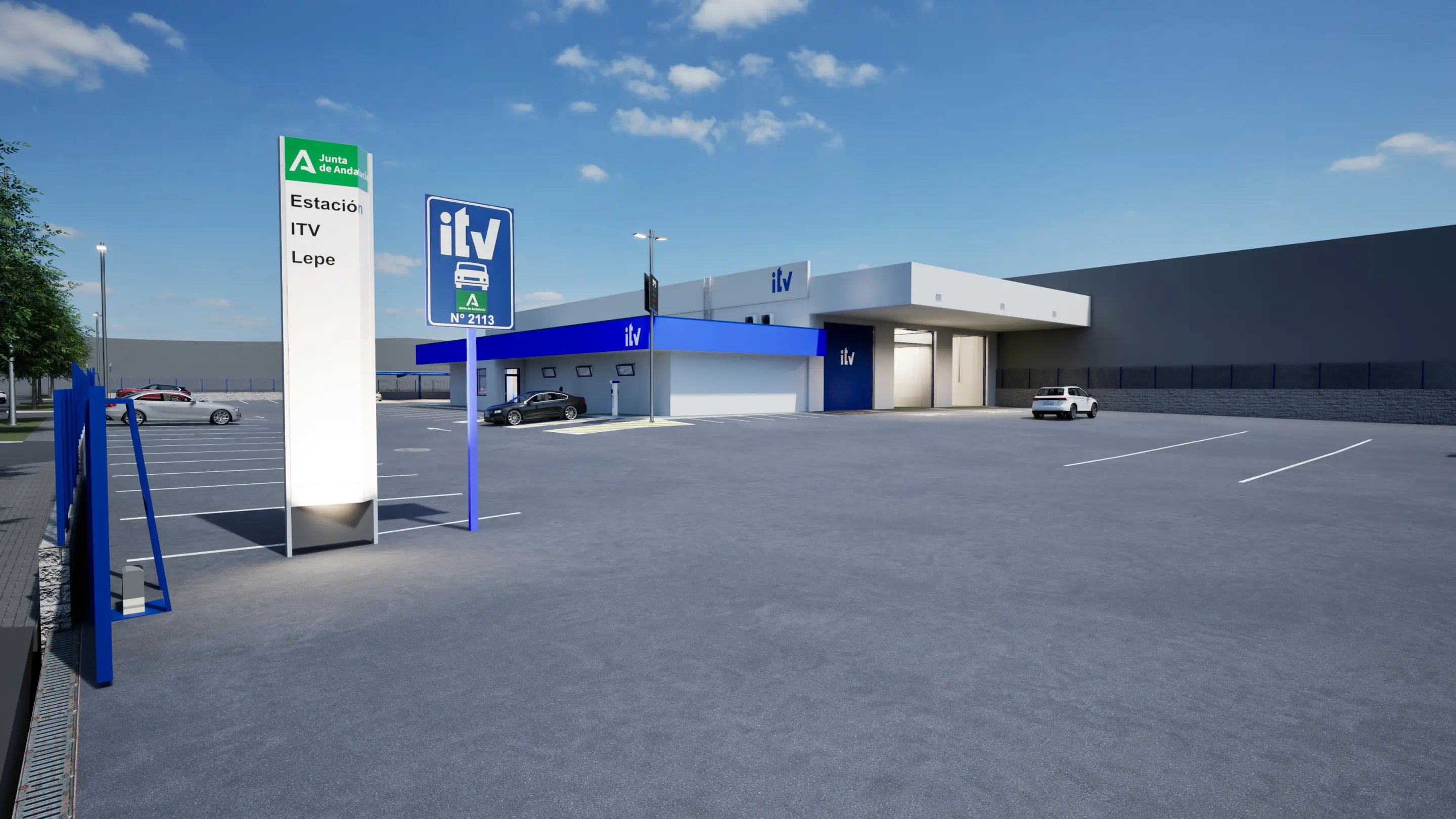 Proyecto de la ITV de Lepe desarrollado por Di3 Design